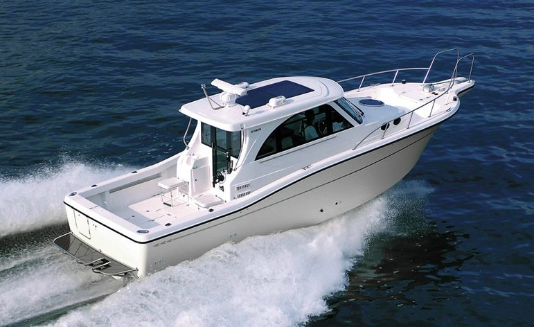 玻璃钢13米HA-1200 海钓豪华钓鱼艇 游艇 双机