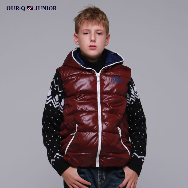 OURQ韩国青少年 大童 <em>保暖马甲 天猫</em> 39.9包邮