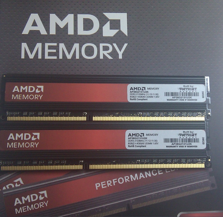 博帝 AMD内存条 4G *2 DDR3 2133 能效版8G