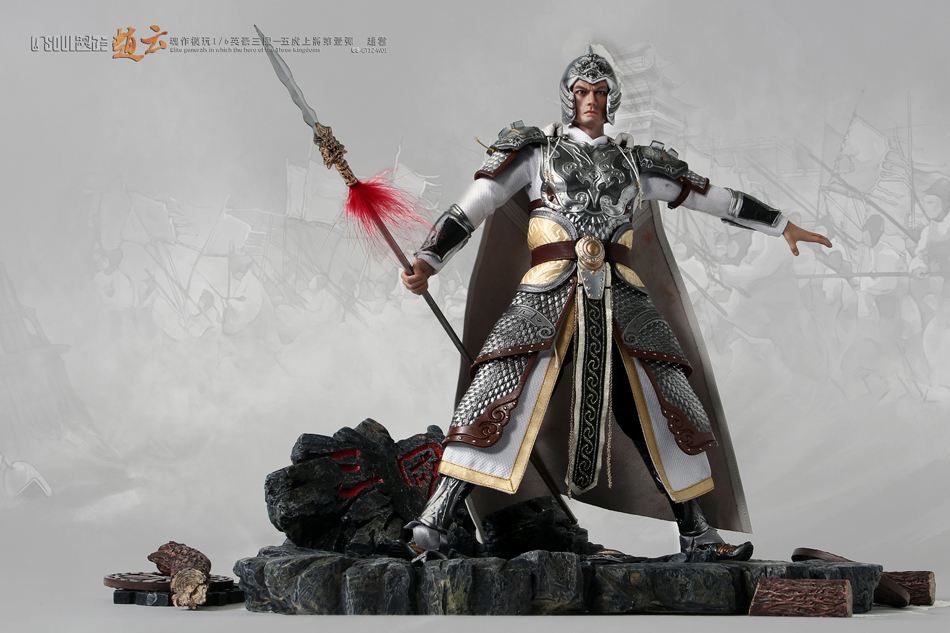 正品SOUL魂作模玩1\/6英豪三国五虎上将赵云
