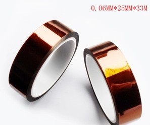 正品25MM宽 茶色耐热胶带 高温胶纸 金手指耐