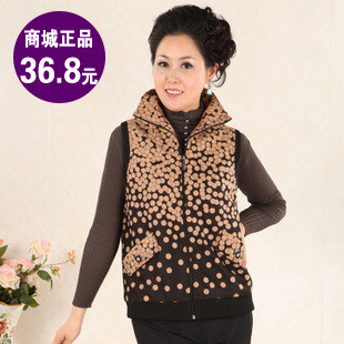 2013新款 中老年马甲女<em>春秋</em>装<em>背心</em> 大码<em>女装外</em>