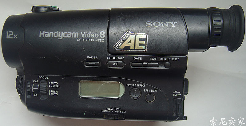 二手Sony\/索尼 CCD-TR36 HI8摄像机摄录放摄