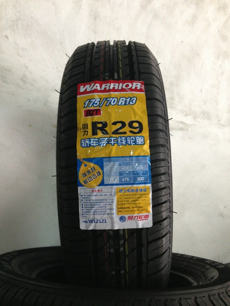 轮胎Warrior回力175\/70R13 R29 82T 静音 舒适