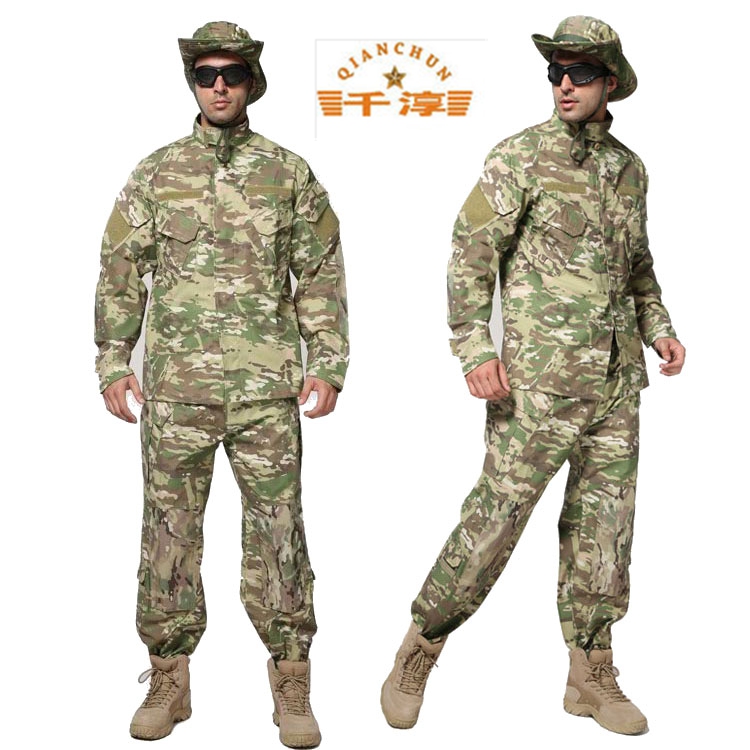 千淳户外 CP迷彩服套装男 特种兵美军作战服工