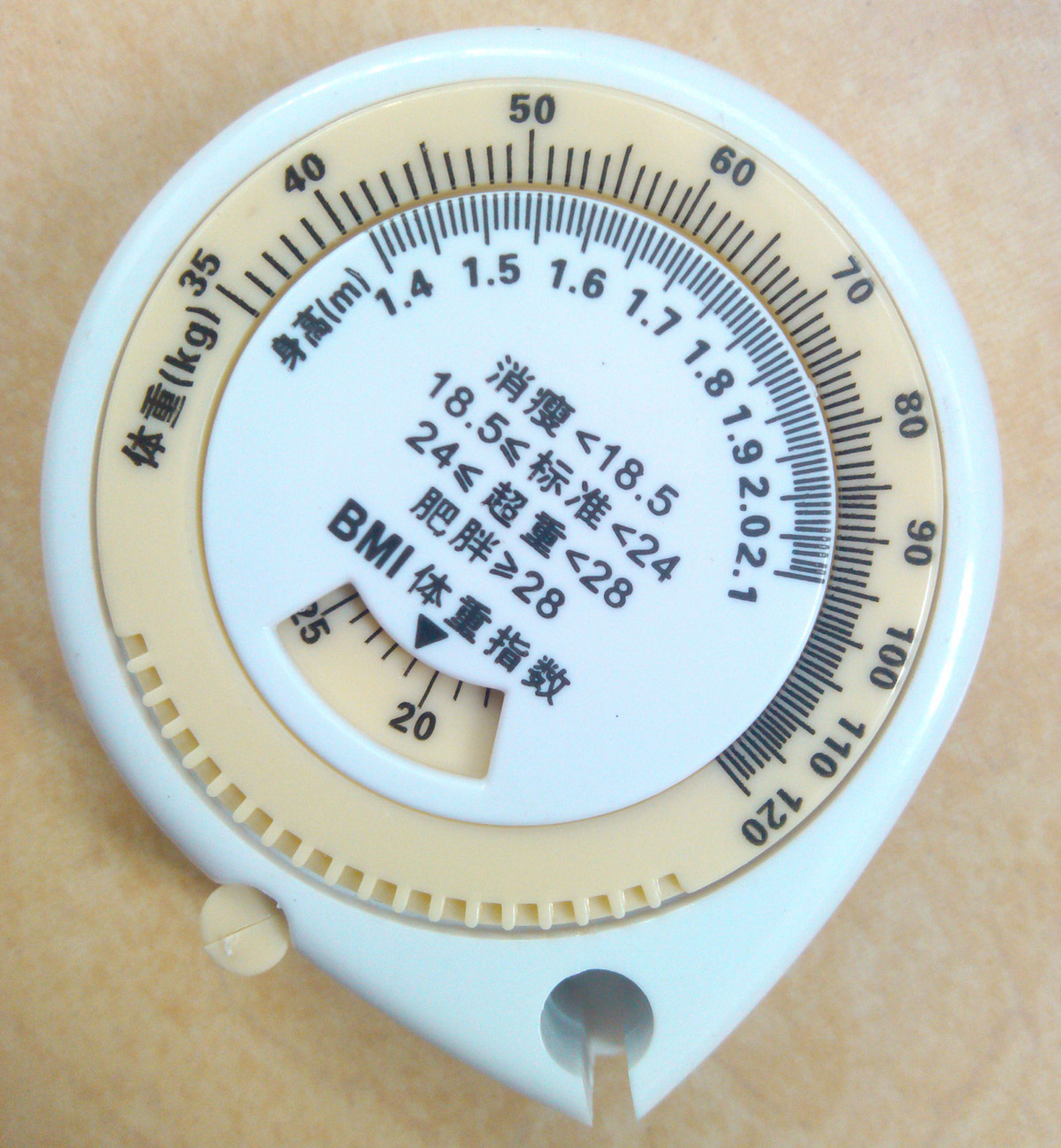 A019测量围度尺 体测纬度尺 皮尺 私教工具周