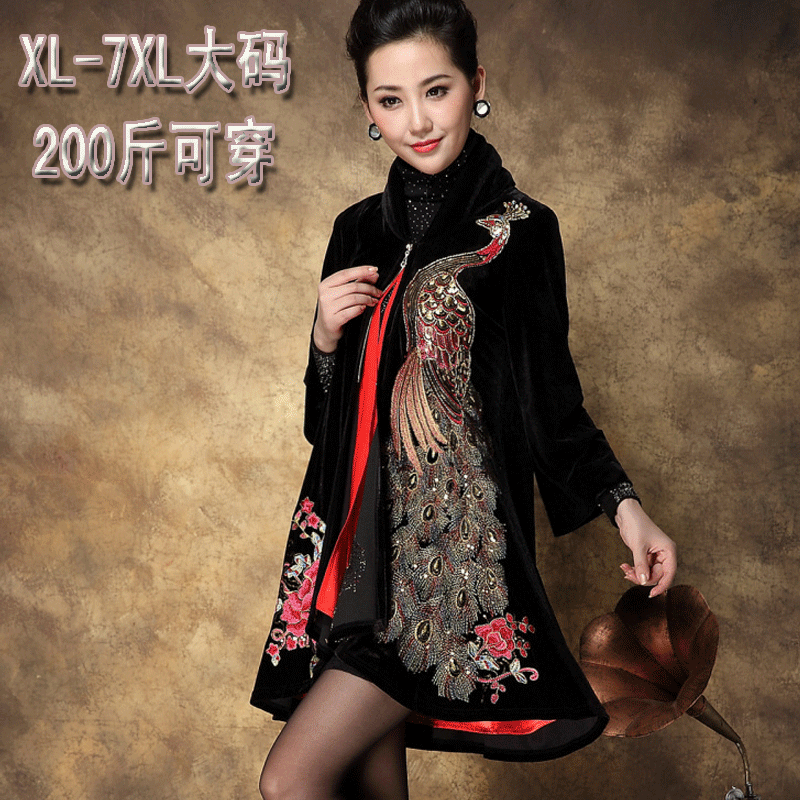 特大码中年女装胖妈妈<em>秋装加肥加大中老年</em>春秋