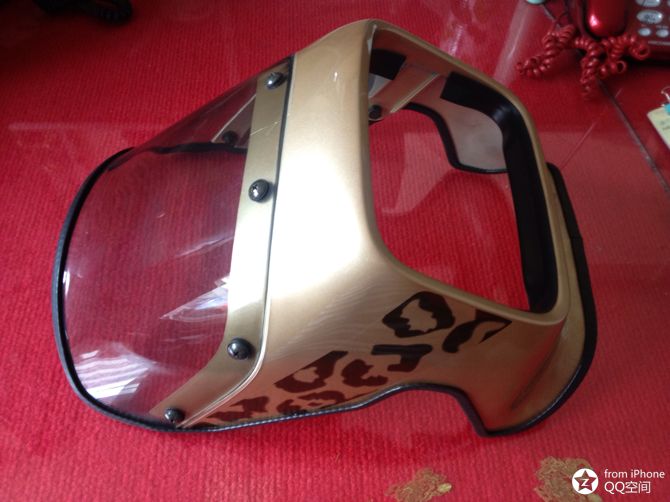 豪爵 HJ125-F 铃木王 头罩 导流罩(质量非常厚