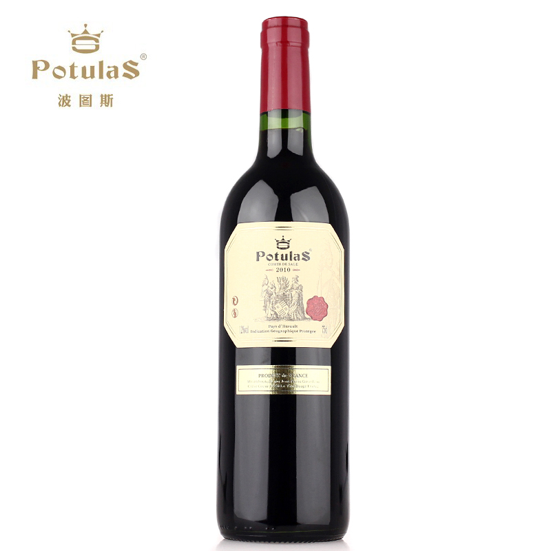 [玖品轩]法国原瓶进口 波图斯萨伽伯爵干红葡萄