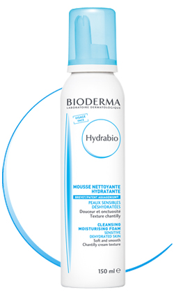 法国代购bioderma 贝德玛水活保湿洁面泡沫洗面奶保湿补水女75ml