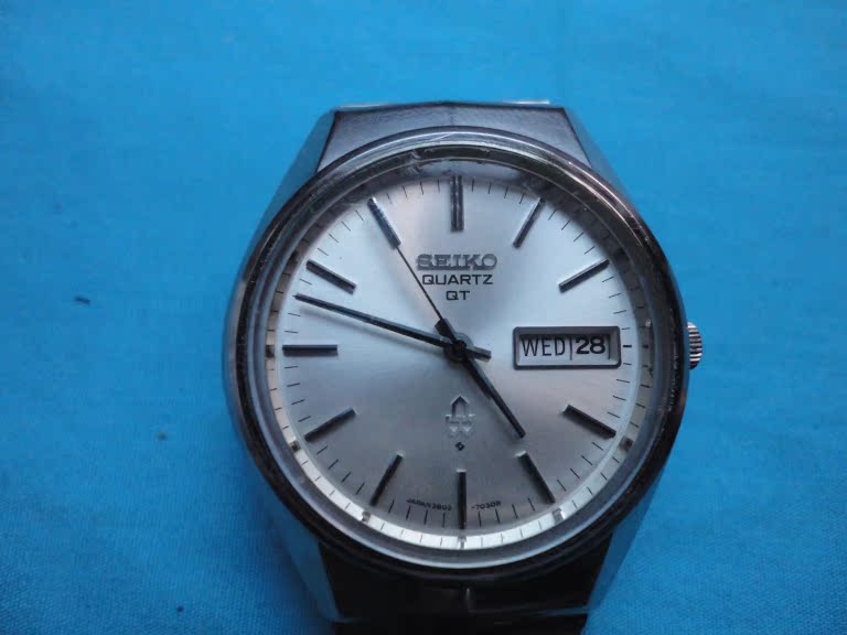 精工老手表 日本制造 早期产品 电子表 俗称“