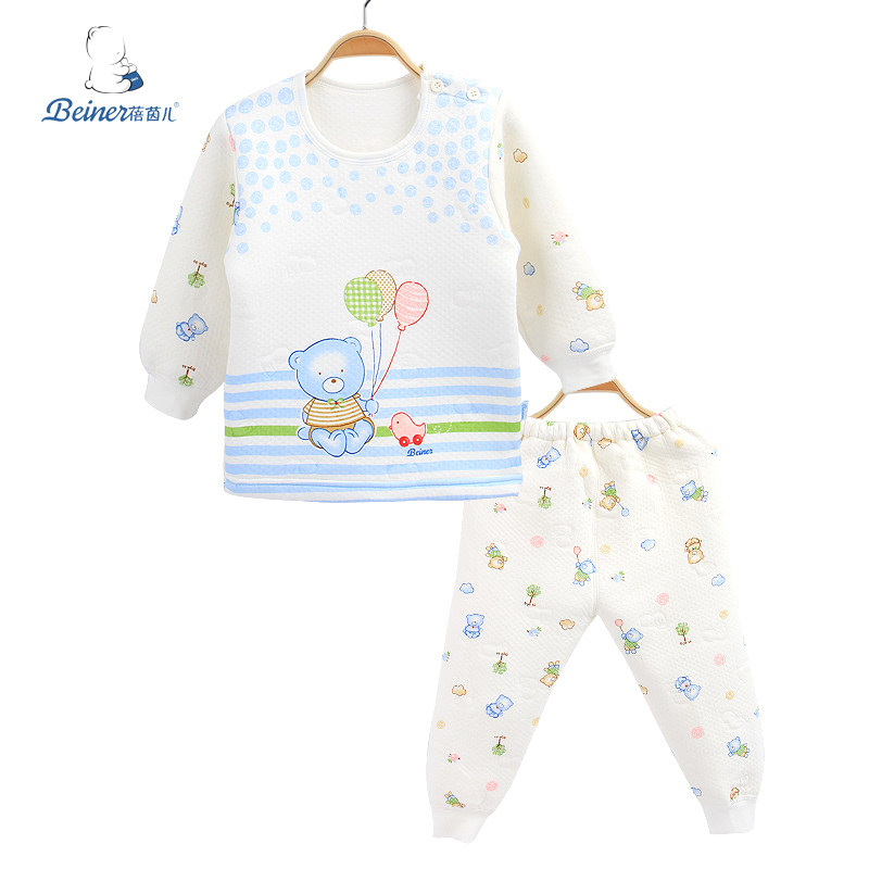 蓓茵儿 棉质宝宝儿童<em>内衣裤</em> 婴儿<em>纯棉</em>保暖长袖