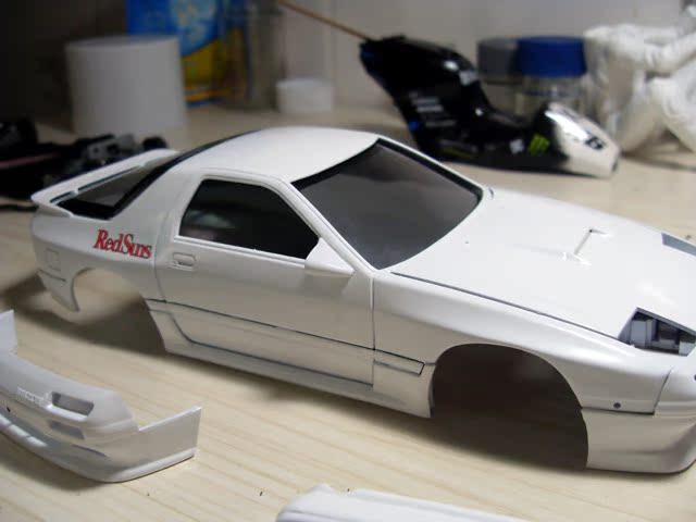 头文字D FC 3S RX-7 高桥凉介 代工 模型 外壳