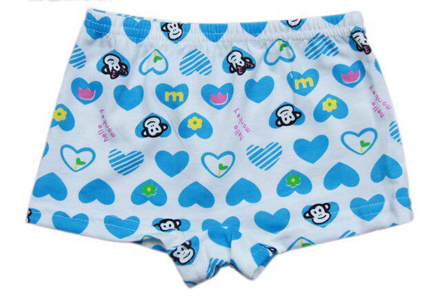 1:1<em>女童</em>连腰<em>平角</em>裤<em>裁剪</em>纸样图纸<em>女童内裤</em>纸样