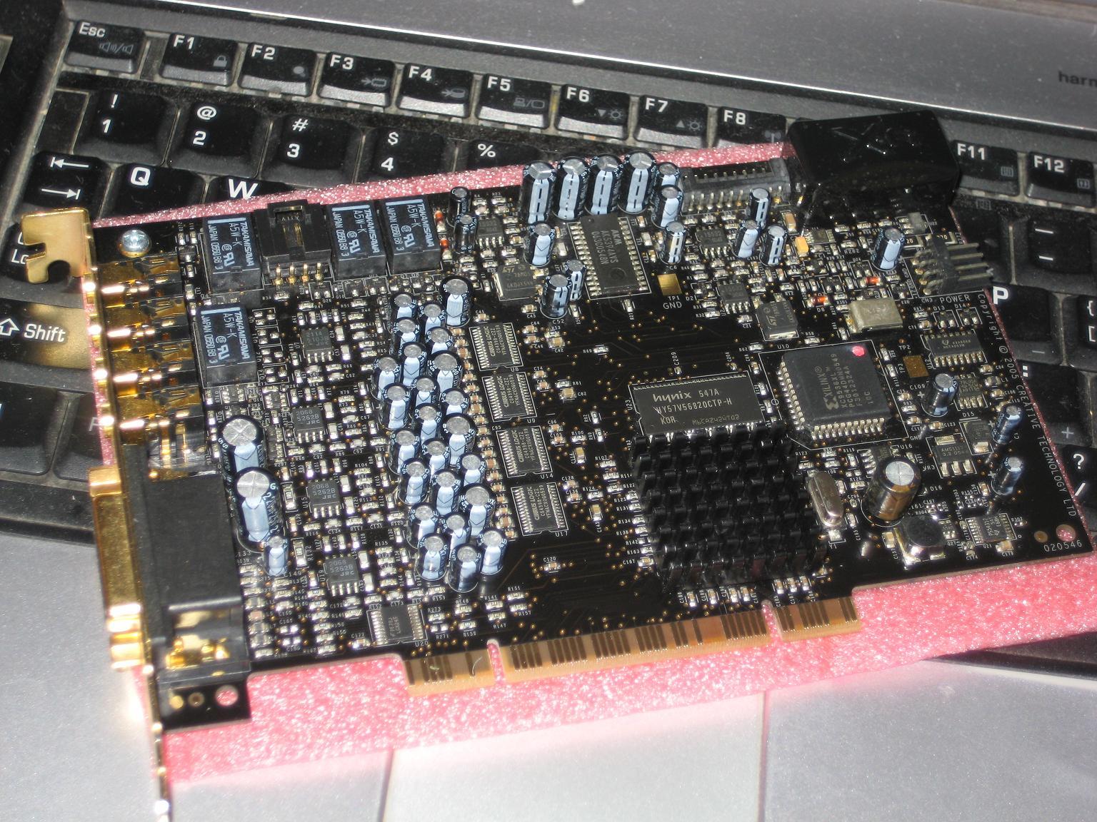 专业创新声卡维修X-Fi Elite Pro主卡 SB0550声