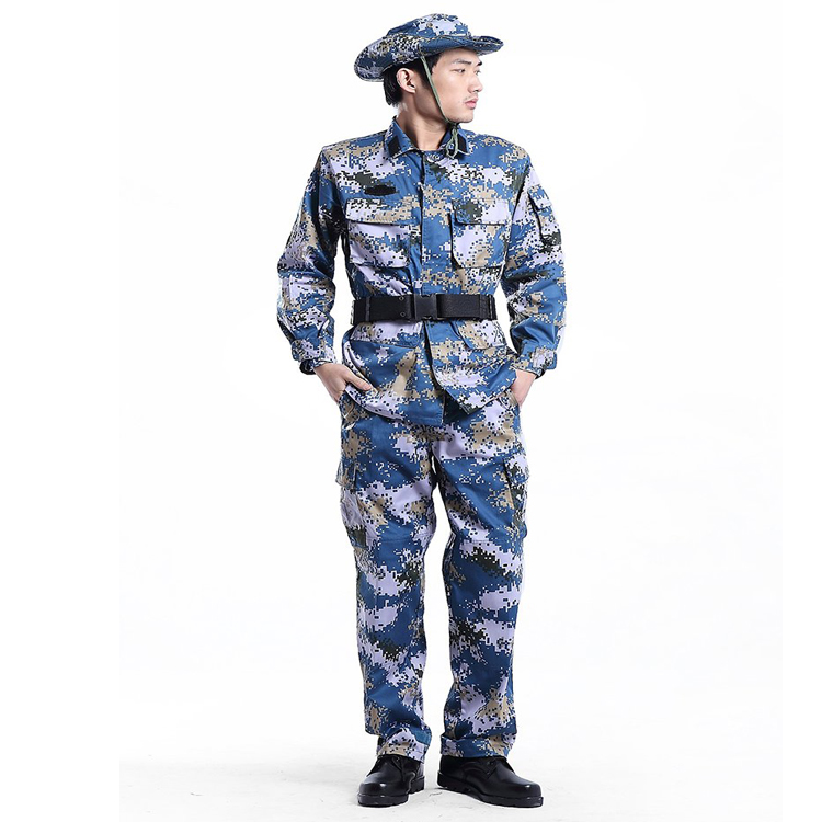 正品 新海军陆战队夏数码迷彩 海洋迷彩服 作训服套装