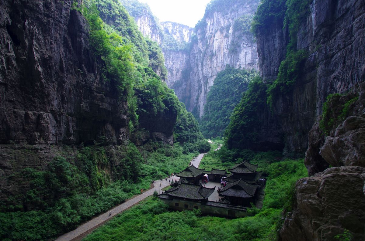 天生三桥门票 武隆天坑门票 景区取票