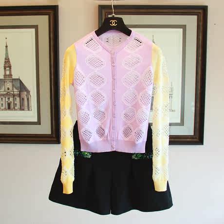 <em>1212女装外套</em>特价<em>开衫</em>毛衣2014夏款薄短款长