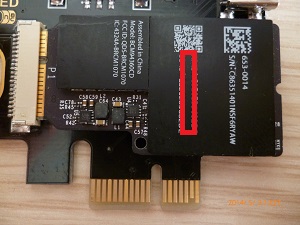 苹果 802.11AC BCM94360CD 无线网卡 蓝牙
