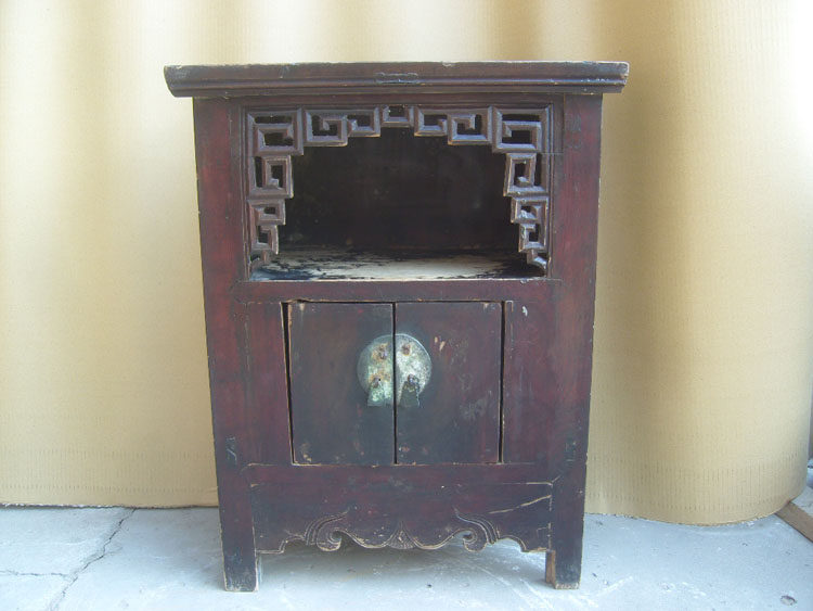 古玩杂项明清中式家具老木柜实木双开门柜子旧储物柜54160