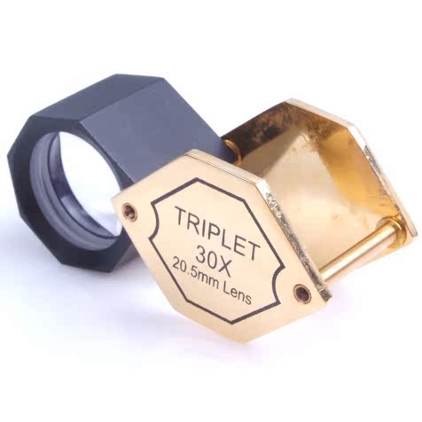 正品BIJIA30X20.5mm 珠宝鉴定专业放大镜 30