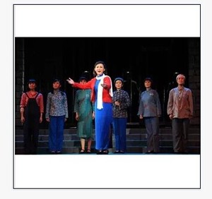 电视剧话剧演员服装小铁梅表演服古装女演员服