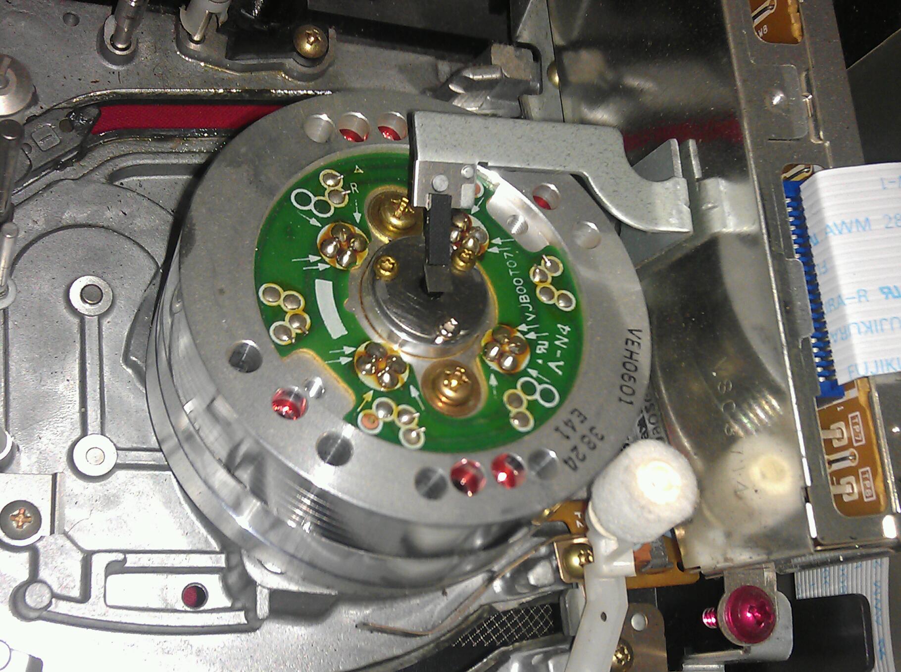 二手松下hd100磁带录像机磁鼓,上下鼓成套,9.