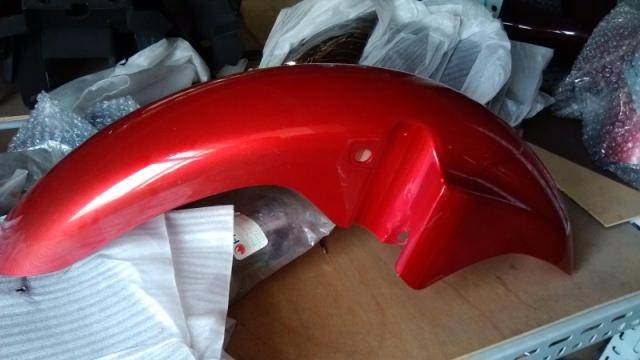 豪江摩托车配件HJ125-6 16 豪江劲驰前挡泥板