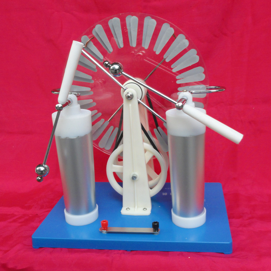 静电感应起电机24019 韦氏感应起电器 教学仪