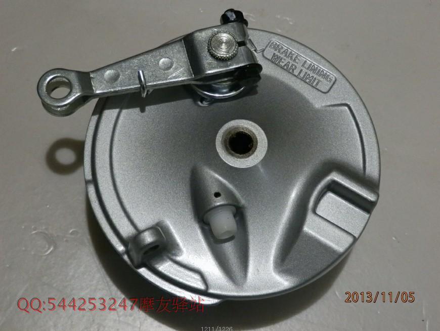 摩托车配件 铃木QS110赛驰110 前轮鼓刹盘 前