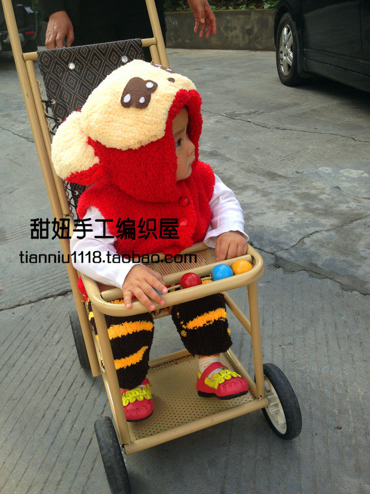 【<em>甜妞</em>手工<em>编织屋</em>】<em>阿狸</em>帽衫小<em>马甲</em>材料包【非