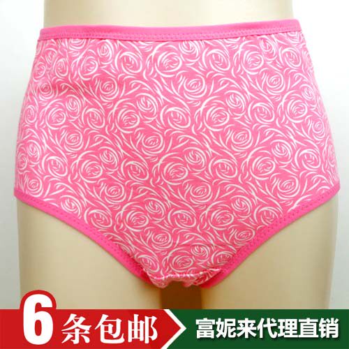 富妮来正品 <em>女高腰内裤</em>2247 弹力棉大码肥妈胖