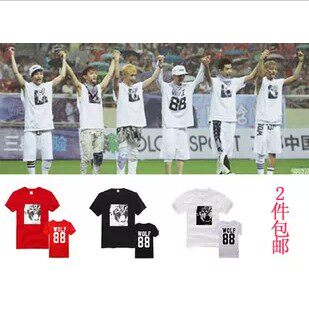 EXO XOXO<em>狼</em>和<em>美女</em> WOLF88 狼崽版 <em>打歌</em>服 