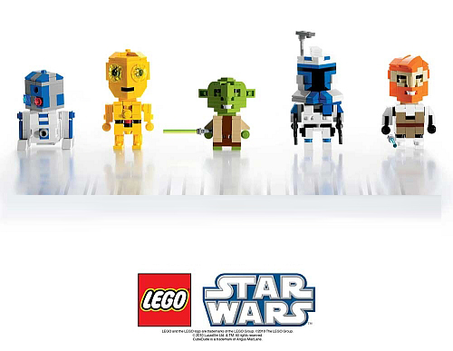 lego乐高创意搭建图“Star Wars 星战 Q版10个