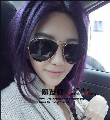 发膏 纯紫色 韩国打蜡 酸性染发剂 紫色<em>头发</em>指甲