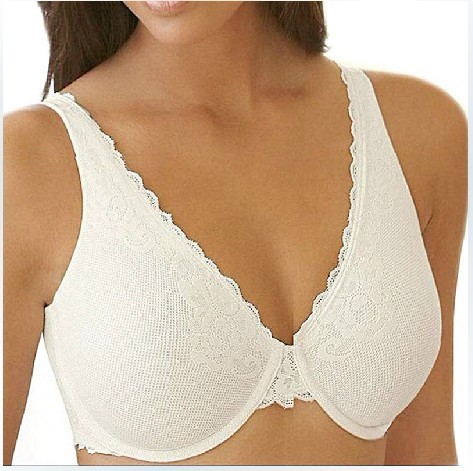 一片式无痕美背蕾丝<em>文胸</em>内衣 缩胸<em>显胸小大胸</em>