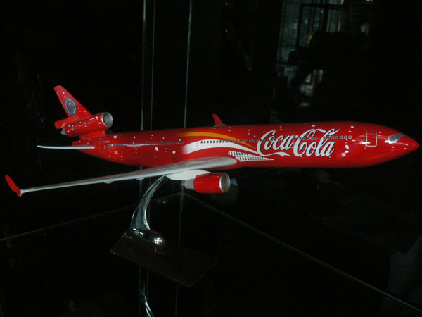 北京实体店 麦道 MD11可口可乐公司飞机模型