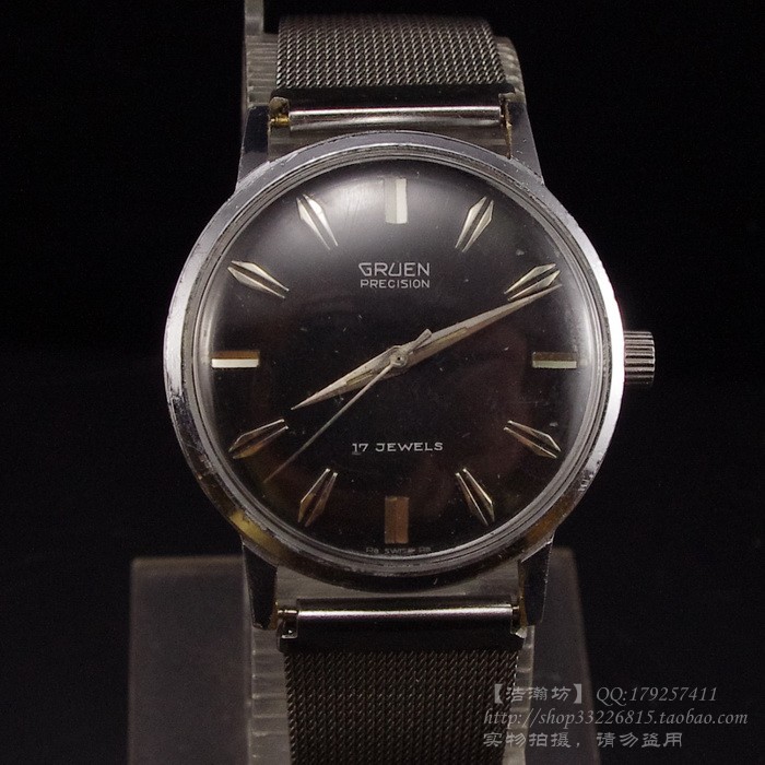 浩瀚坊古董二手名表正品瑞士老高路云GRUEN