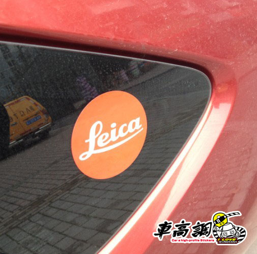 世界最好的品牌徕卡Leica相机Logo标 反光贴 