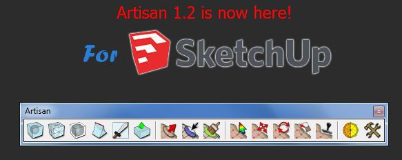 Artisan 1.2雕刻大师简体中文版sketchup8~201