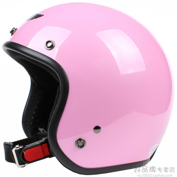 色 摩托车头盔 电动车头盔 正安SKY 复古半盔 