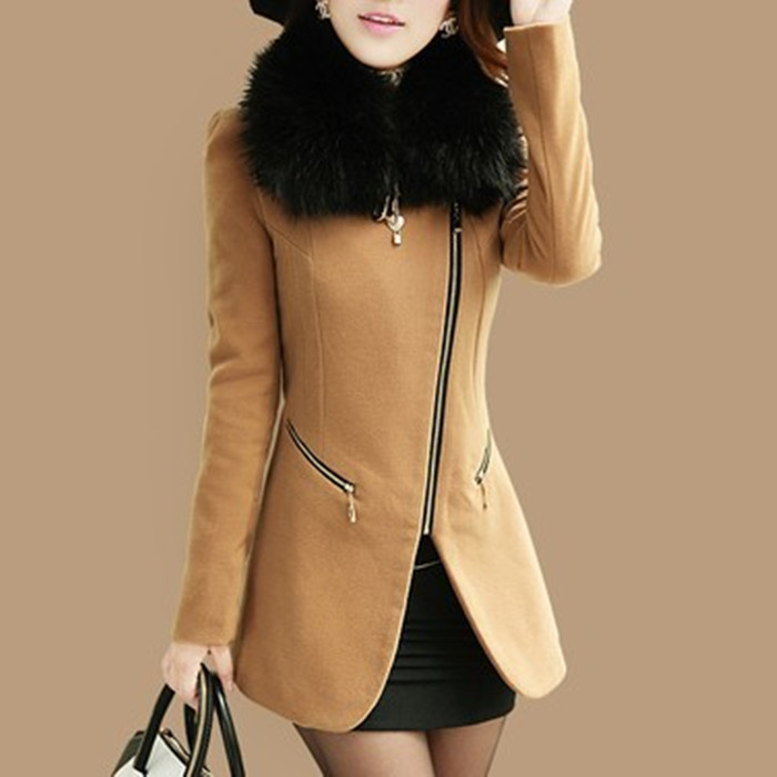 诺曼琦2013新款秋冬装卓多姿女装品牌女装专柜正品圣迪奥毛呢外套|一淘网优惠购|购就省钱