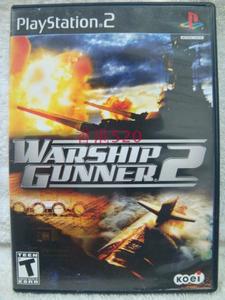 正版PS2光盘 PS 2 美版 WARSHIP GUNNER 