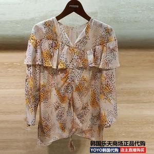 韩国 正品 ★TIME★专柜代购17春款淑女花朵衬