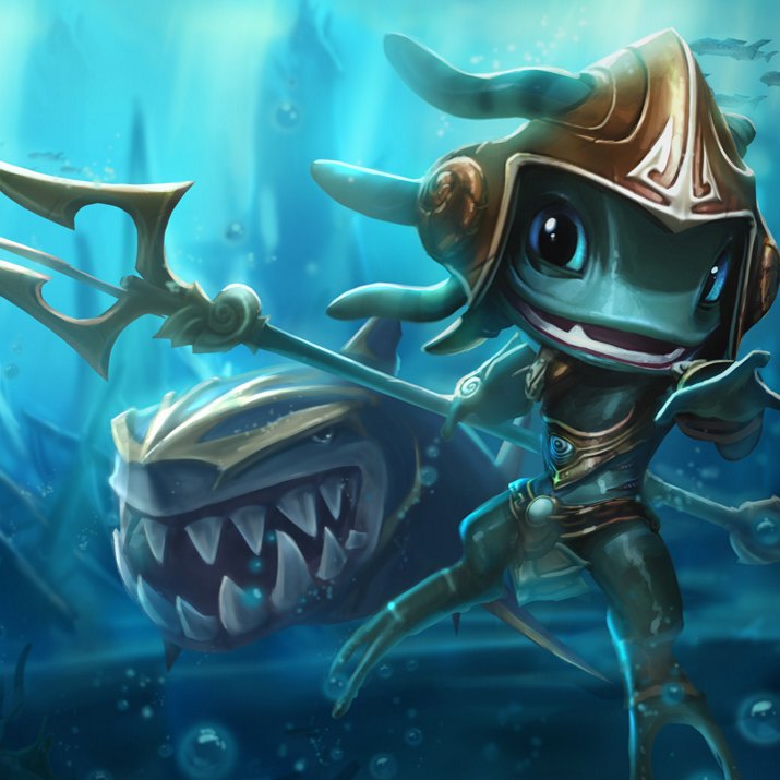 充值永久皮肤 LOL英雄联盟 潮汐海灵 菲兹小鱼