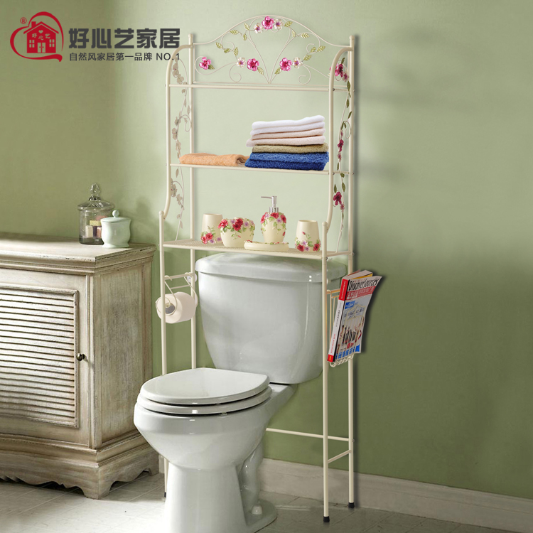 创意家居生活用品收纳架欧式铁艺卫生间置物架