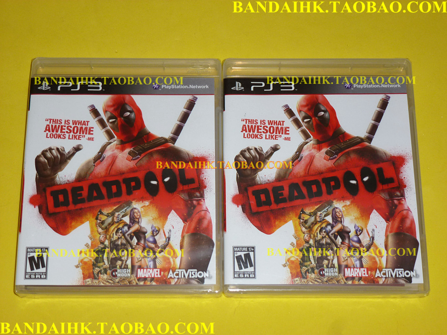 PS3 正版游戏 Deadpool 死侍 美版初版英文 全