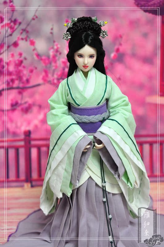 【朱颜】1\/6 obitsu 古风娃衣 汉服 仅展示|一淘