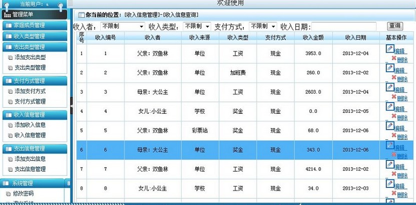 465JSP基于SSH2家庭财务管理系统|毕业生系