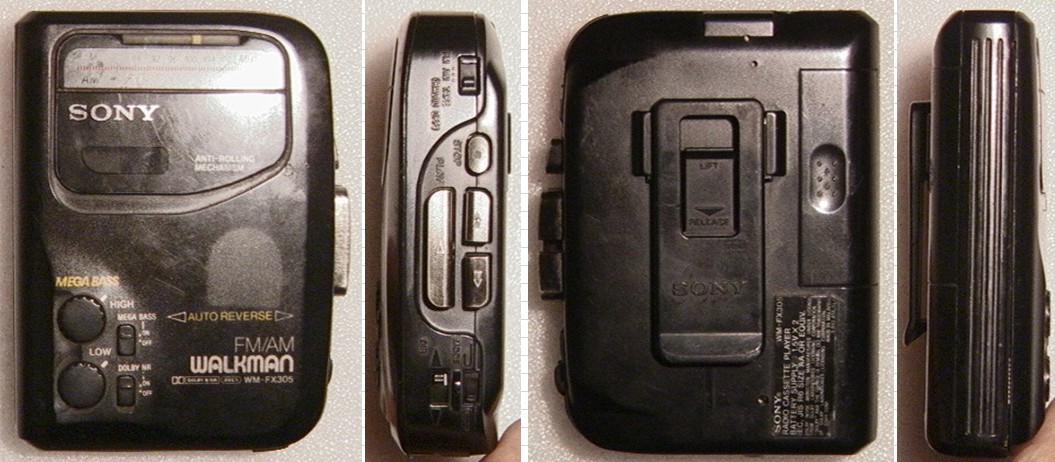 Sony索尼 随身听磁带机 WM-FX305 收音机功能